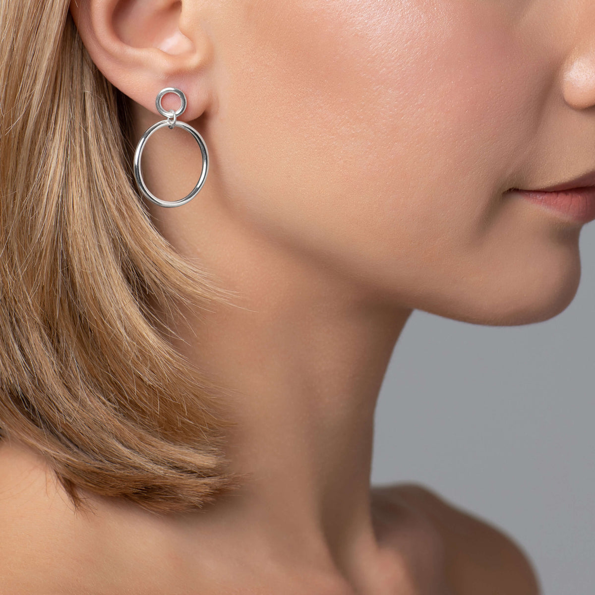 Esme Circle Earrings – Mimi + Marge Jewelry