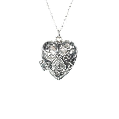 Handmade Silver Locket Necklaces Mimi & Marge Jewellery 