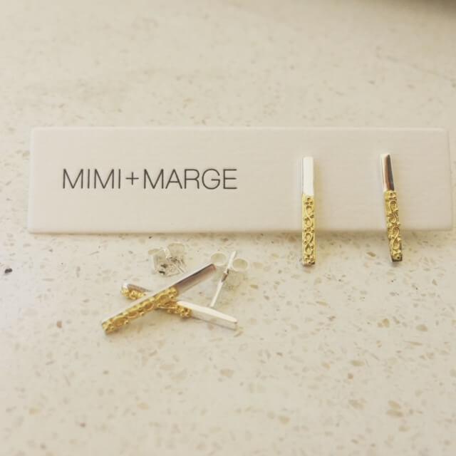 Kebaikan Gold Vermeil Earrings Mimi + Marge Jewellery 