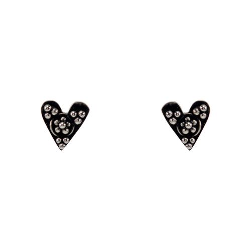 Kebaikan Heart Stud Earrings Earrings Mimi + Marge Jewellery 