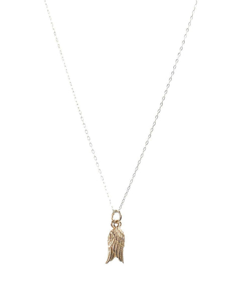 Wing Double Necklace with 24K Gold Vermeil Necklaces Mimi + Marge Jewellery 